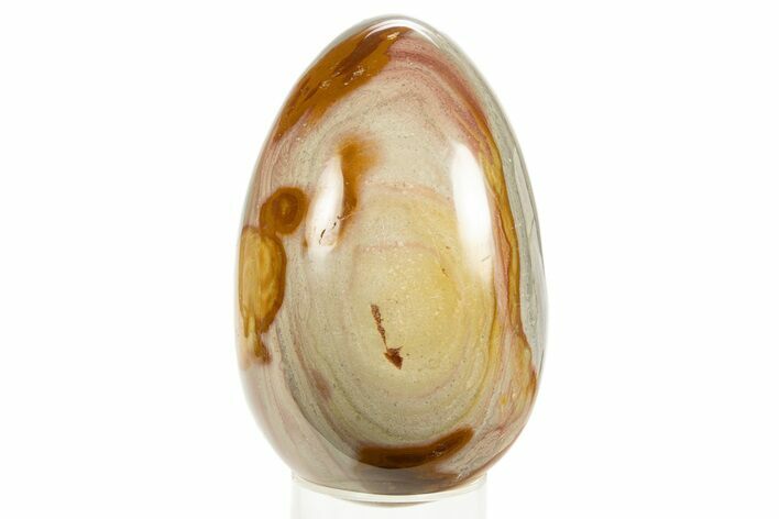 Polished Polychrome Jasper Egg - Madagascar #323467